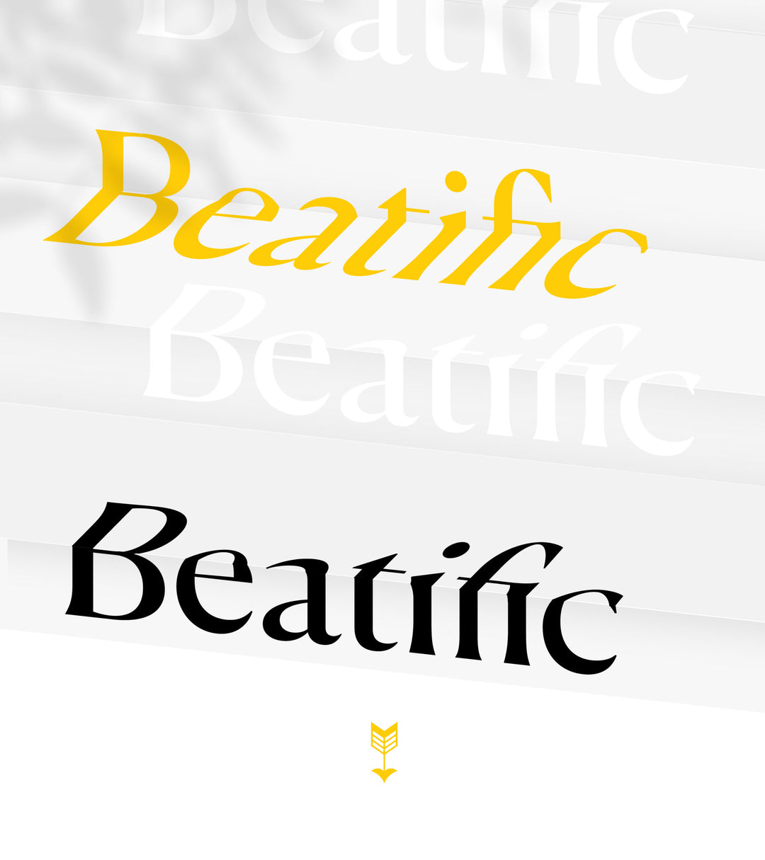 Beatific \ Blissfully Happy. /ˌbēəˈtifik/ – beatific